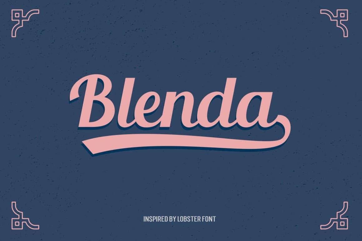 Free Download: Blenda Script Font